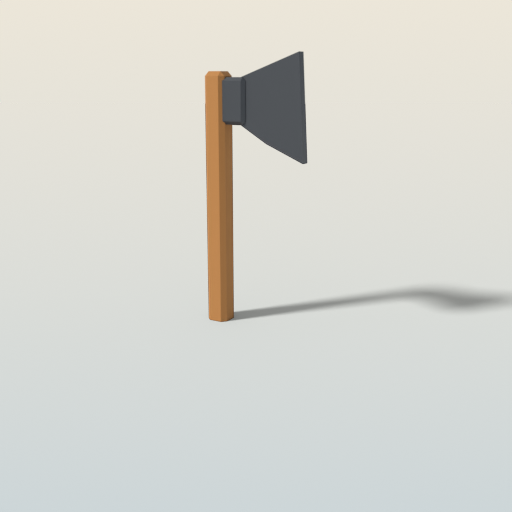 Bearded Axe, rendered low-poly 3D preview