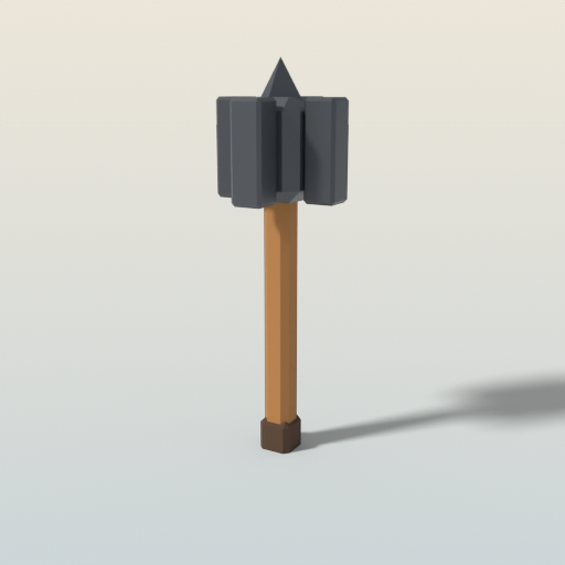 Mace, rendered low-poly 3D preview